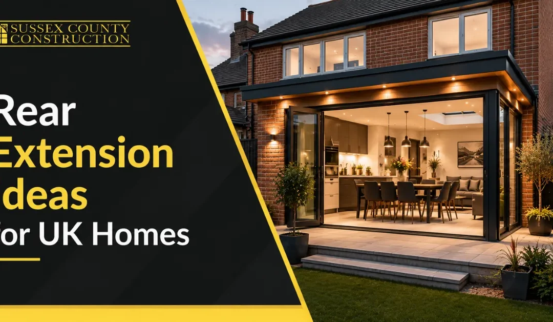 Rear House Extensions: Design Ideas That Maximise Space and Natural Light