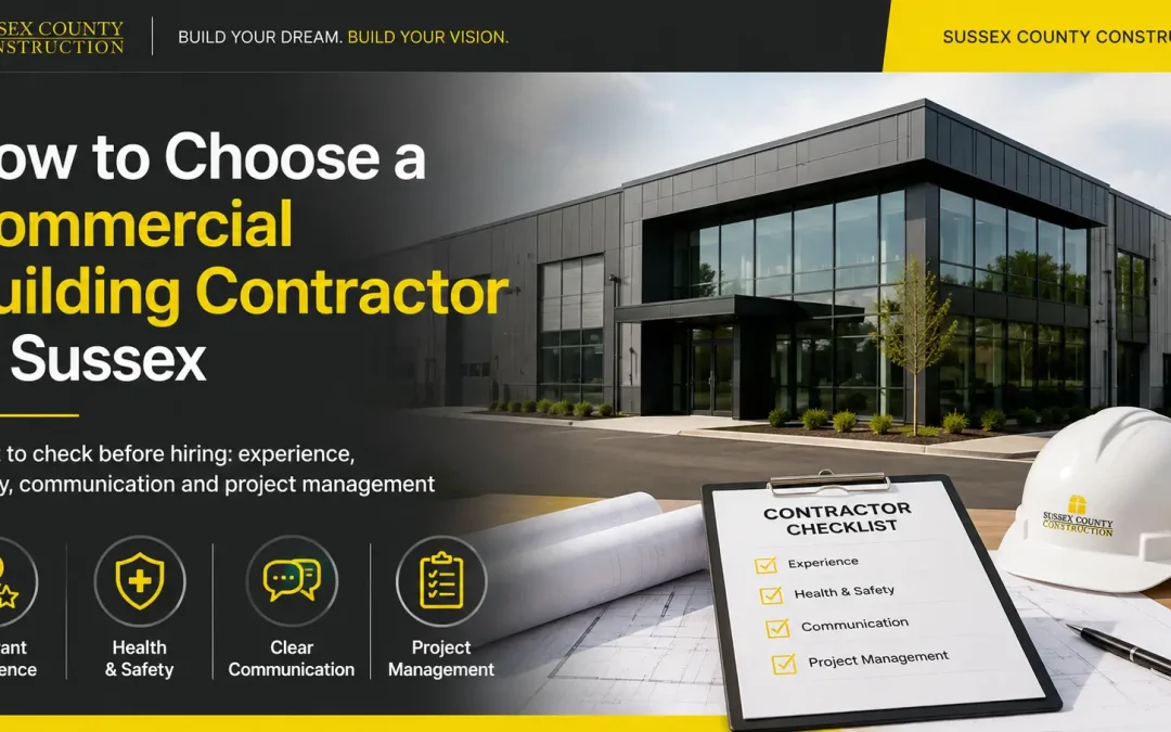 How to Choose a Commercial Building Contractor in Sussex