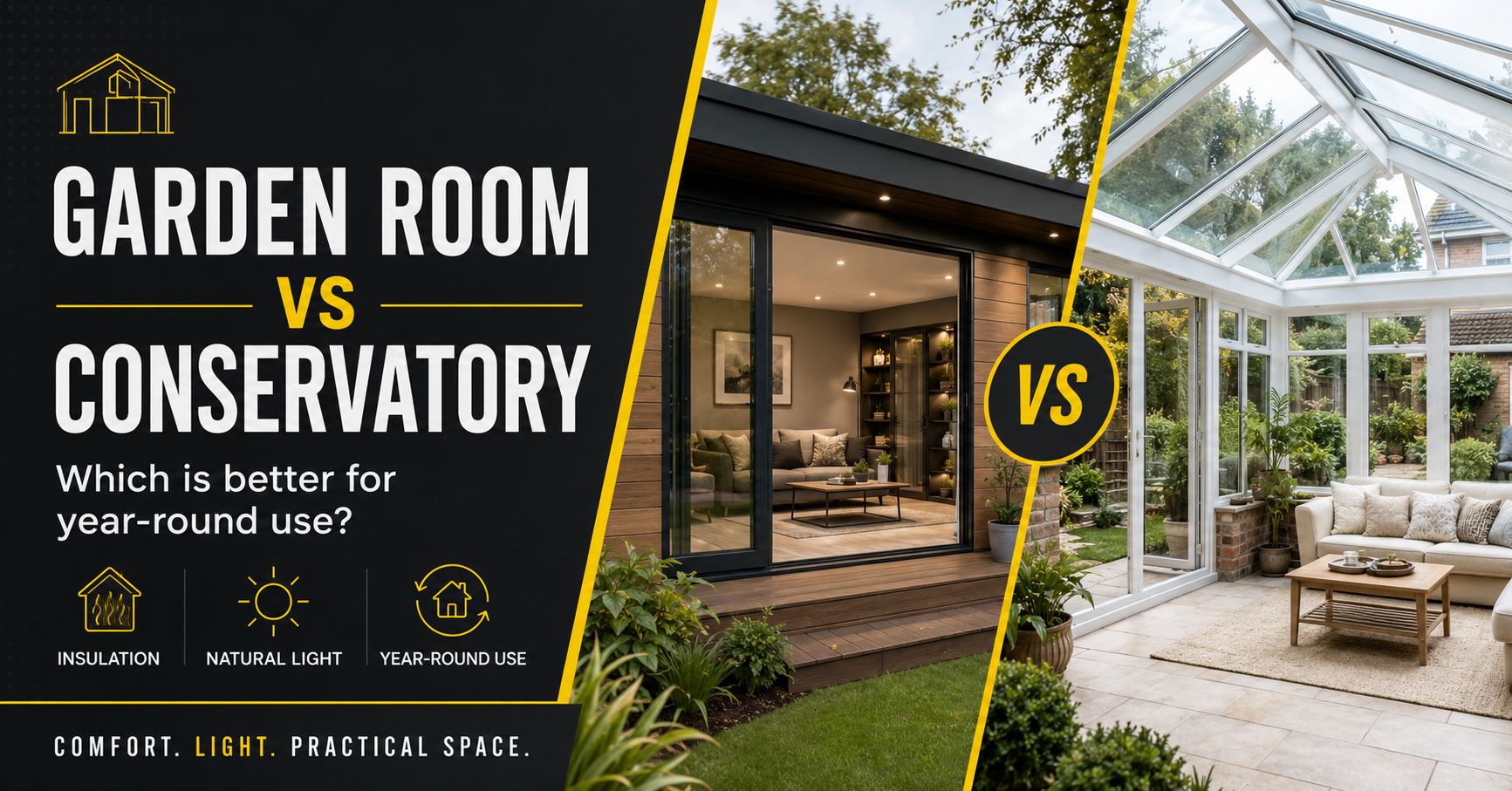 Garden Room Vs Conservatory Year Round Use.png Garden Room vs Conservatory: Which Is Better for Year-Round Use?