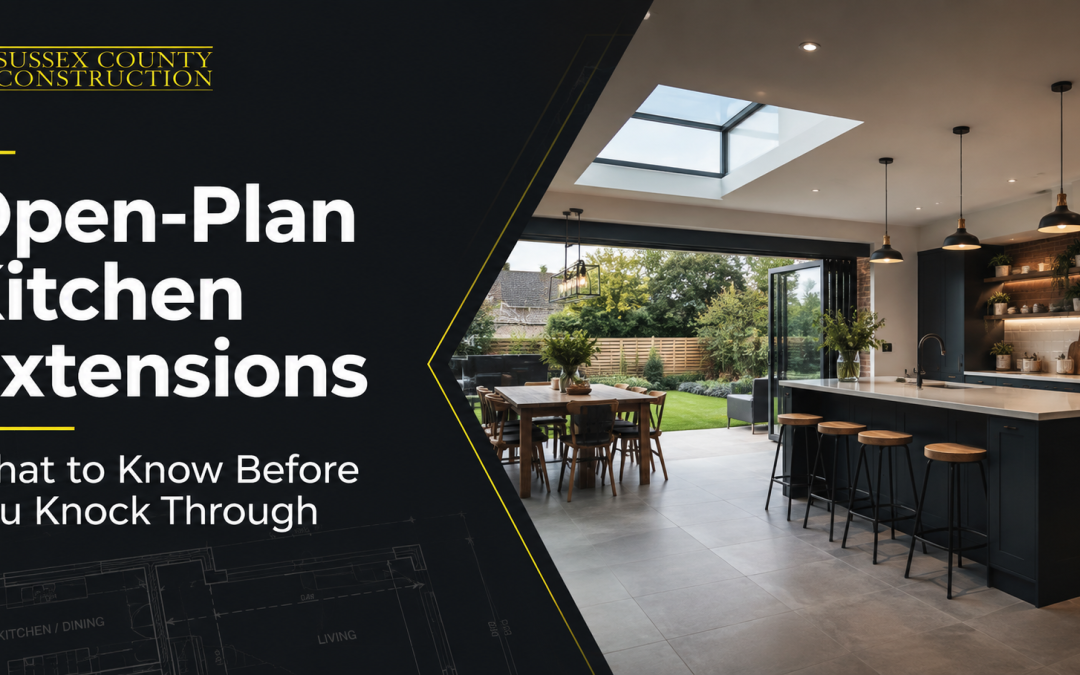 Open-Plan Kitchen Extensions: What to Know Before You Knock Through